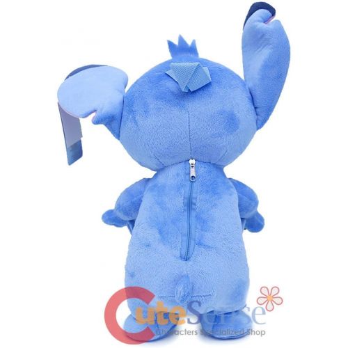 디즈니 [아마존베스트]Disney Lilo And Stitch Jumbo 17 Plush/Crossbody Bag- Blue