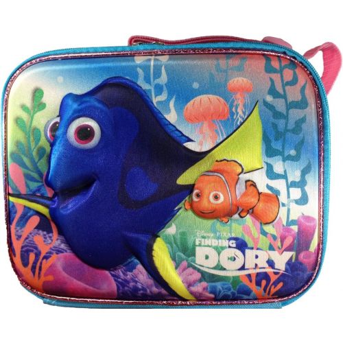 디즈니 [아마존베스트]Disney Finding Dory 3-D Lunch Kit With Long Strap (One Size, Turquoise/Multi)