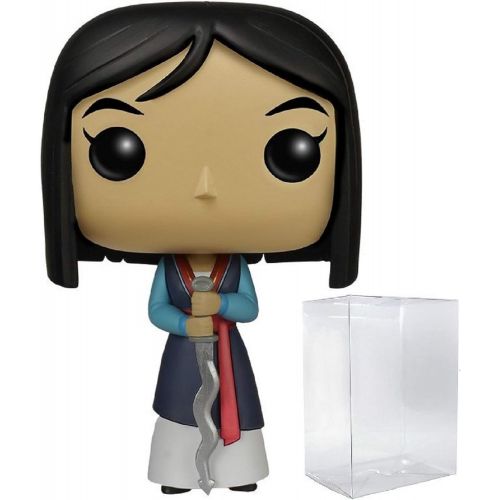 디즈니 [아마존베스트]Disney Series 8: Mulan - Mulan Funko Pop! Vinyl Figure (Includes Compatible Pop Box Protector Case)