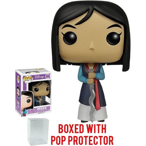 디즈니 [아마존베스트]Disney Series 8: Mulan - Mulan Funko Pop! Vinyl Figure (Includes Compatible Pop Box Protector Case)