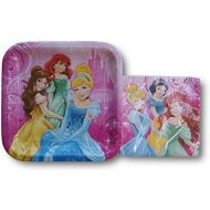 [아마존베스트]Disney Princess Party Supply Kit - Napkins and Plates by Disney