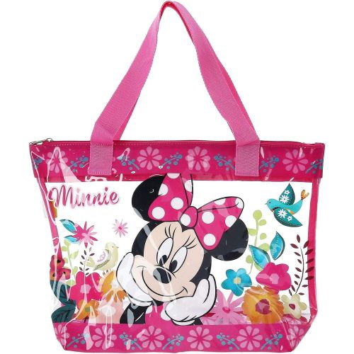 디즈니 [아마존베스트]Disney Minnie Mouse Large PVC Tote