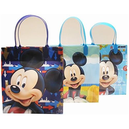 디즈니 [아마존베스트]Disney Mickey Mouse Party Favor Goody Gift Bags - 8 Medium Size (12 Bags)