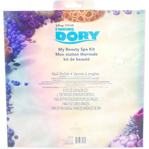 디즈니 [아마존베스트]TownleyGirl Disney Pixar Finding Dory My Beauty Spa Set, Polish, Buffer, File, Sandals and Toe Separators