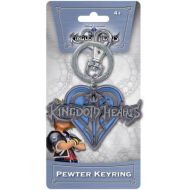 [아마존베스트]Disney Kingdom Hearts Logo Blue Heart Pewter Key Ring
