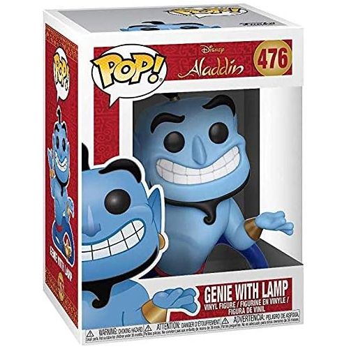 디즈니 [아마존베스트]Disney: Aladdin - Genie with Lamp Funko Pop! Vinyl Figure (Includes Pop Box Protector Case)