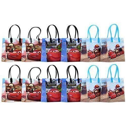 디즈니 [아마존베스트]Disney Cars Party Favor Goodie Gift Bag - 6 Small Size (12 Packs)