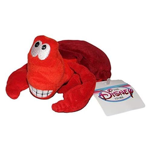 디즈니 [아마존베스트]Sebastian the Crab Little Mermaid Disney Mini Bean Bag Plush