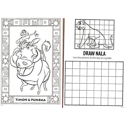 디즈니 [아마존베스트]Disney - The Lion King - Gigantic Coloring & Activity Book - 200 Pages