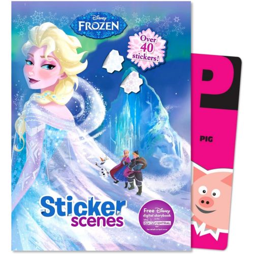 디즈니 [아마존베스트]Disney Frozen Stickers Activity Coloring Book ~ Elsa, Anna, Olaf, and Kristoff with Separately Licensed GWW Bookmark