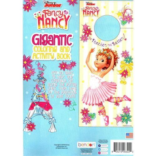 디즈니 [아마존베스트]Disney Junior - Fancy Nancy - Gigantic Coloring & Activity Book - 200 Pages
