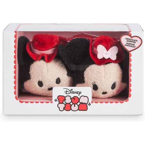 디즈니 [아마존베스트]Disney Mickey and Minnie Mouse Tsum Tsum Plush Valentines Day 2017 Set - Mini 3 1/2 Inch