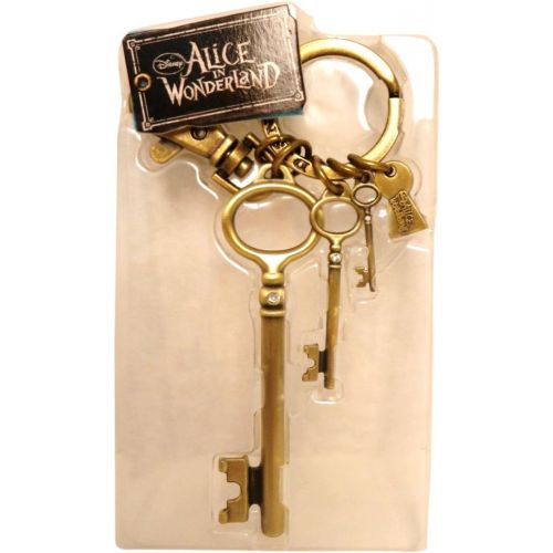 디즈니 [아마존베스트]Disney Round Hall Key Brass Key Ring - with 3 Key Dangles