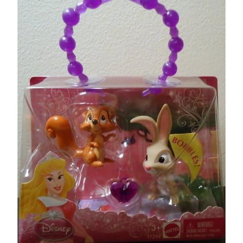 디즈니 [아마존베스트]Disney Princess Sleeping Beauty Forest Animals Figures 2-pack