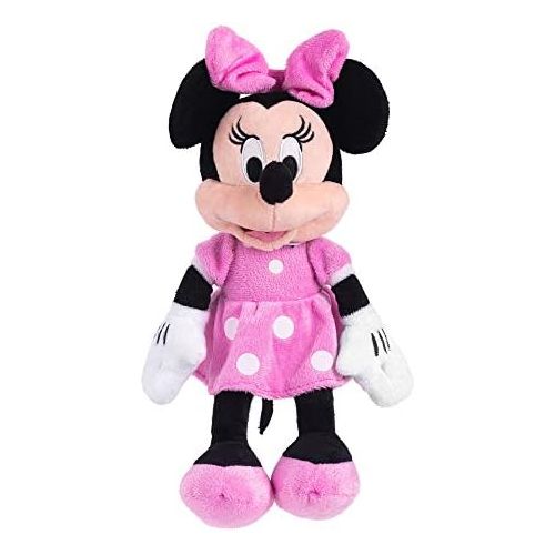 디즈니 [아마존베스트]Minnie 10776 Disney Pink 11 Beans Plush, Multi, 6