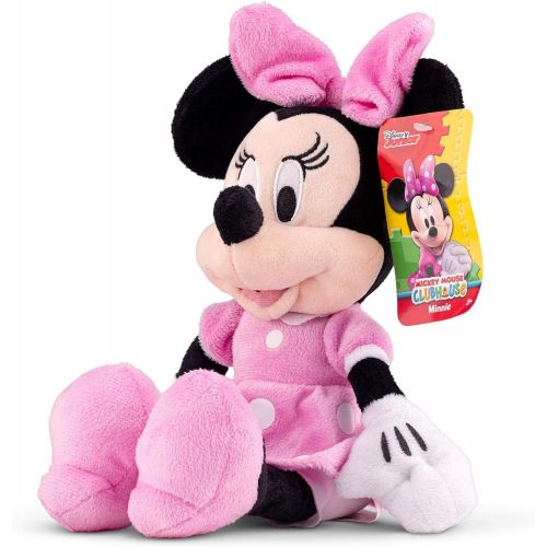 디즈니 [아마존베스트]Minnie 10776 Disney Pink 11 Beans Plush, Multi, 6