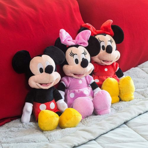 디즈니 [아마존베스트]Minnie 10776 Disney Pink 11 Beans Plush, Multi, 6