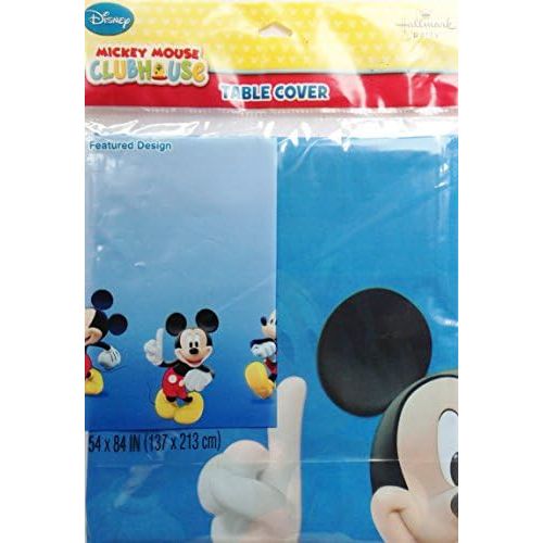 디즈니 [아마존베스트]Disney MICKEY MOUSE CLUBHOUSE Party Decoration WATERPROOF Tablecover (54 x 84)