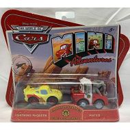 [아마존베스트]Disney CARS Mini Adventures Radiator Springs Fire Dept. 2-Pack Lightning McQueen & Mater