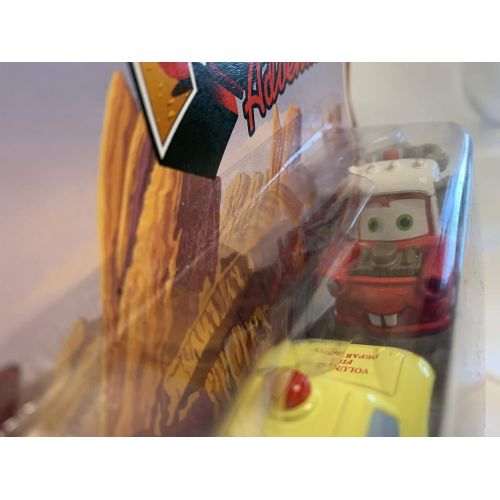 디즈니 [아마존베스트]Disney CARS Mini Adventures Radiator Springs Fire Dept. 2-Pack Lightning McQueen & Mater