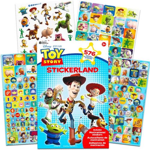 디즈니 [아마존베스트]Disney Pixar Toy Story 4 Coloring and Activity Book Bundle with Crayons and Over 550 Toy Story Stickers (Toy Story Party Supplies)