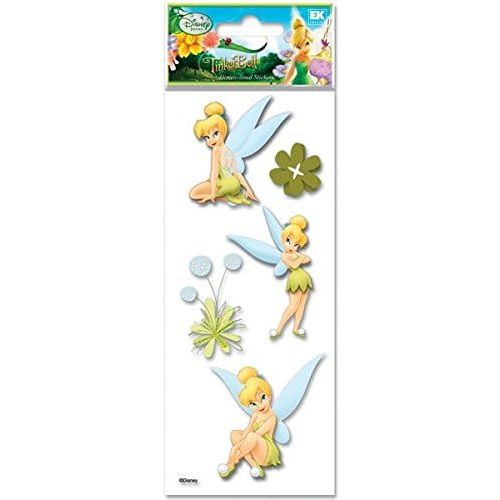 디즈니 [아마존베스트]Disney Collection DTODTINK Jolees Boutique Sticker 3D Tinkerbell Asst