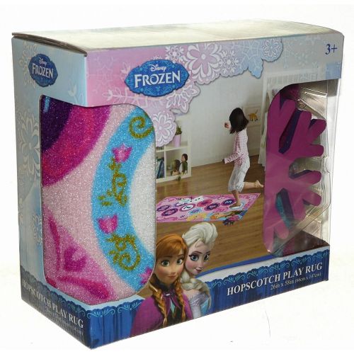 디즈니 [아마존베스트]Disney Frozen Hopscotch Play Rug with Snowflake Markers