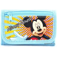 [아마존베스트]Disney Mickey Mouse Light Blue Trifold Wallet