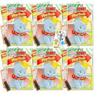 [아마존베스트]Disney Dumbo Party Favors Pack ~ Bundle of 6 Dumbo Grab n Go Play Packs Filled with Stickers, Coloring Books, Crayons with Bonus Puffy Stickers (Dumbo Party Supplies)