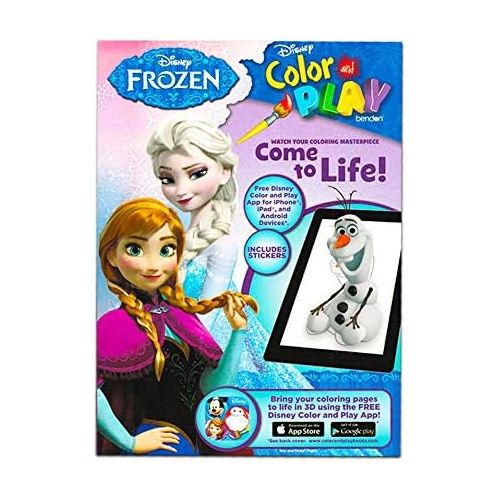 디즈니 [아마존베스트]Coloring Books with Stickers Assortment ~ Hello Kitty Coloring Book, My Little Pony Coloring Book, Disney Frozen Coloring Book (Set of 3)
