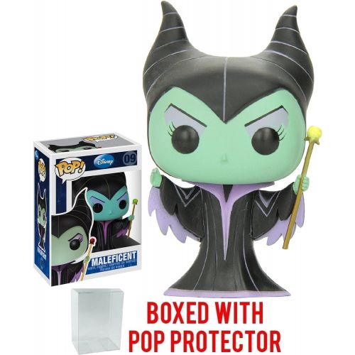 디즈니 [아마존베스트]Funko Pop! Disney Sleeping Beauty - Maleficent Vinyl Figure (Bundled with Pop BOX PROTECTOR CASE)