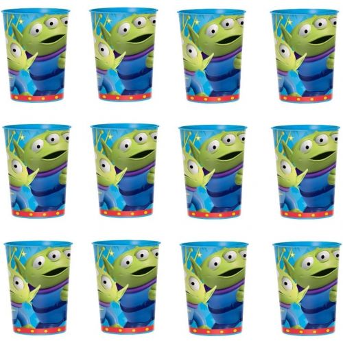 디즈니 [아마존베스트]Disney Toy Story Reusable Cups (12x) ~ Birthday Party Supplies Plastic Favors