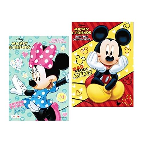 디즈니 [아마존베스트]Disney Mickey and Minnie Mouse Coloring Book Set with Tear and Share Pages