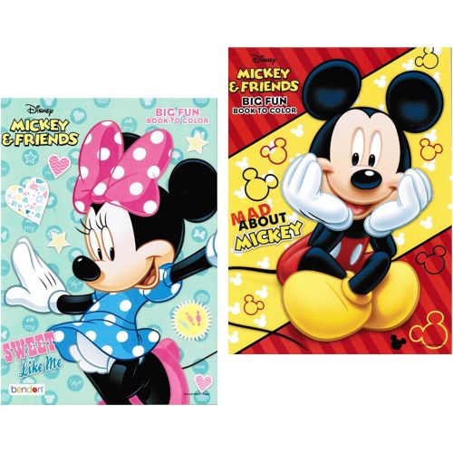 디즈니 [아마존베스트]Disney Mickey and Minnie Mouse Coloring Book Set with Tear and Share Pages