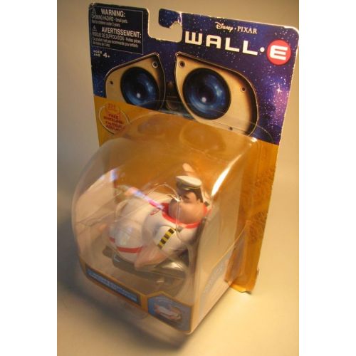 디즈니 [아마존베스트]Disney Pixar Wall-E Movie 6 Inch Free-Wheeling Figure Axioms Captain