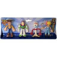 [아마존베스트]Disney Toy Story 4 Flextreme Bendable Figure Set Woody Buzz Forky Bo Peep