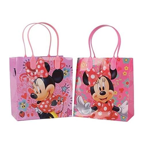 디즈니 [아마존베스트]Disney Minnie Mouse 12 Pcs Party Goodie Gift Bags - 6 Small