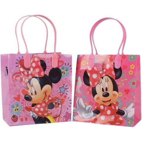 디즈니 [아마존베스트]Disney Minnie Mouse 12 Pcs Party Goodie Gift Bags - 6 Small