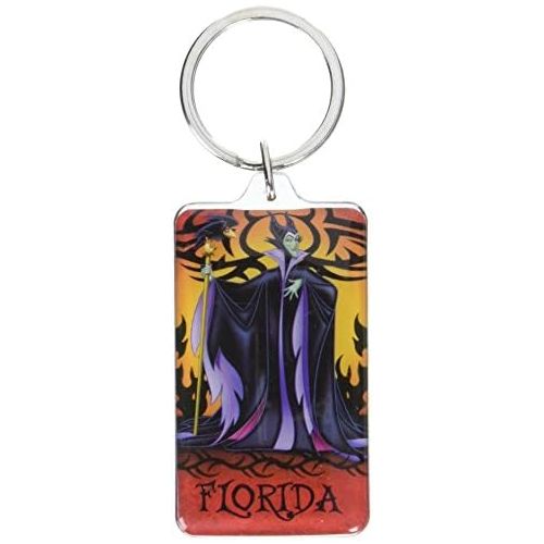 디즈니 [아마존베스트]Disney Villains Maleficent Rectangular Lucite Key Ring