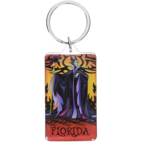 디즈니 [아마존베스트]Disney Villains Maleficent Rectangular Lucite Key Ring