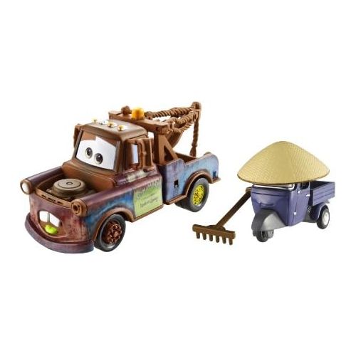 디즈니 [아마존베스트]Disney / Pixar CARS 2 Movie 155 Die Cast Car 2Pack Race Team Mater Zen Master Pitty