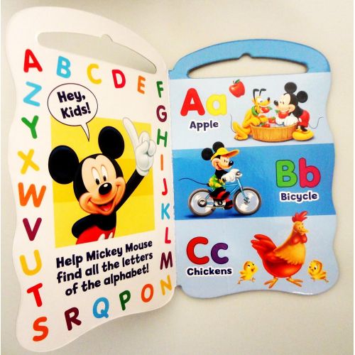 디즈니 [아마존베스트]Disney Mickey and Friends Baby Beginner Board Books (Set of 4 Shaped Board Books)
