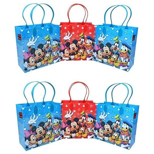 디즈니 [아마존베스트]Disney Mickey & Minnie Mouse Goodie/Favor/Gift Bags for Kids 24pc