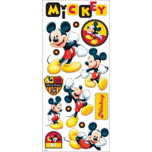 디즈니 [아마존베스트]Disney EK Success 53-60006 Large Flat Stickers, Mickey