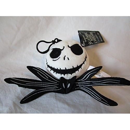 디즈니 [아마존베스트]THE NIGHTMARE BEFORE CHRISTMAS  JACK SKELLINGTON  BACKPACK CLIP KEY CHAIN PLUSH TOY