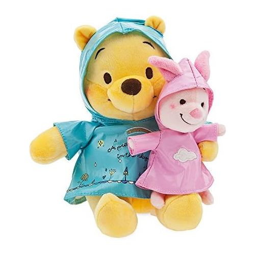 디즈니 [아마존베스트]Disney Winnie The Pooh and Piglet Rainy Day Plush Set - Small