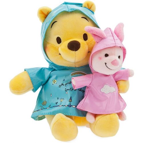 디즈니 [아마존베스트]Disney Winnie The Pooh and Piglet Rainy Day Plush Set - Small