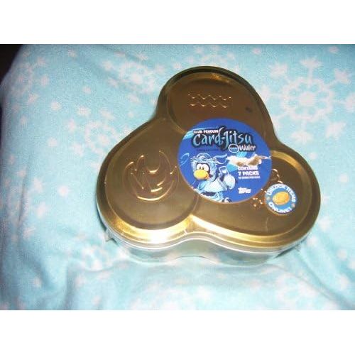 디즈니 [아마존베스트]Disney Club Penguin Card Jitsu Water Shaped Tin