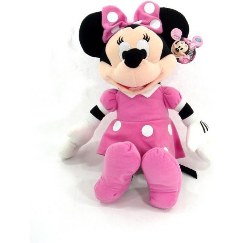 디즈니 [아마존베스트]Disney Mickey Mouse Clubhouse - Minnie Mouse 15 Inch Plush w/ Pink Dress and Bow