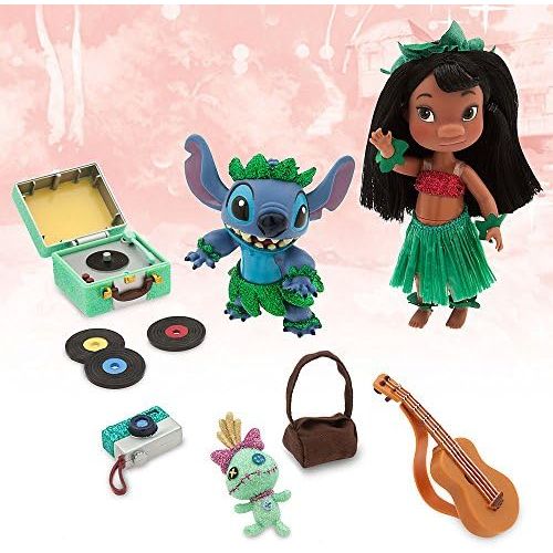 디즈니 [아마존베스트]Disney Animators Collection Lilo & Stitch Mini Doll Play Set - 5 Inch